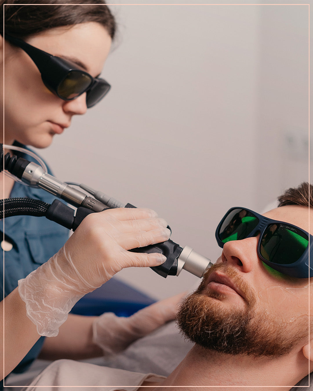 جلسة ليزر منطقتين (ابط و بكيني) (رجال) بدون رتوش