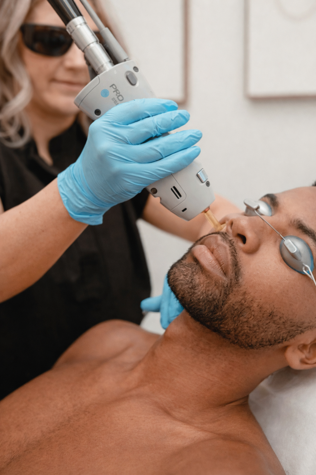 ليزر 6 جلسات كامل الجسم (رجال او نساء) بدون رتوش